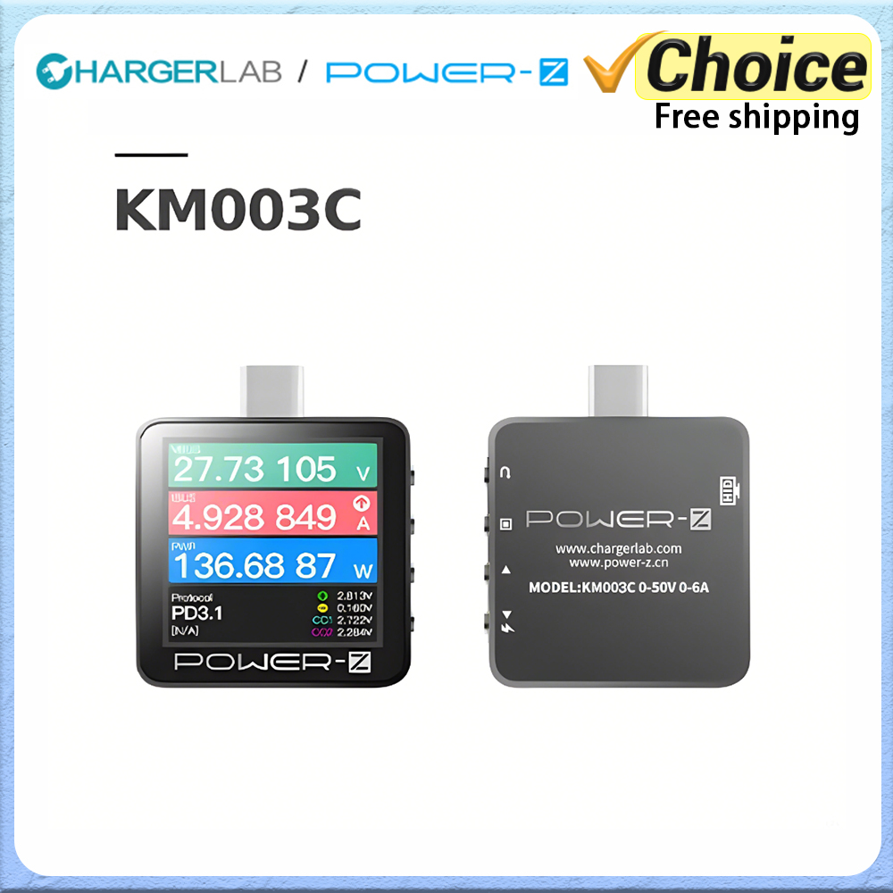 Power Banks - Power-Z KM003C 휴대용 Type-C 고속 충전