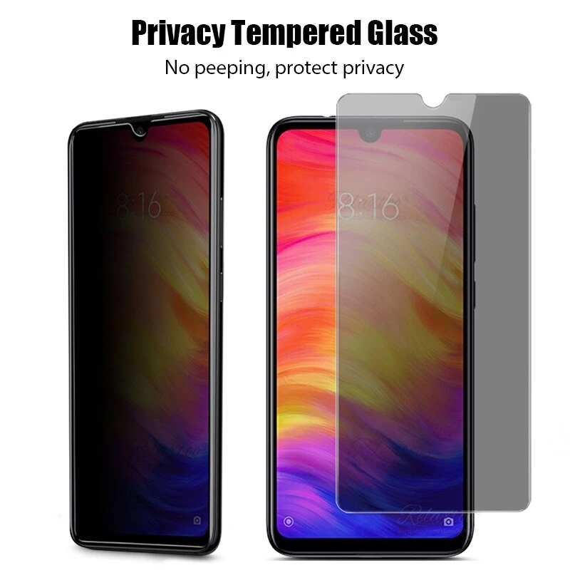Anti Spy Privacy Glass Case - 삼성 A02s용 안티 스파이 강화유리 케이스