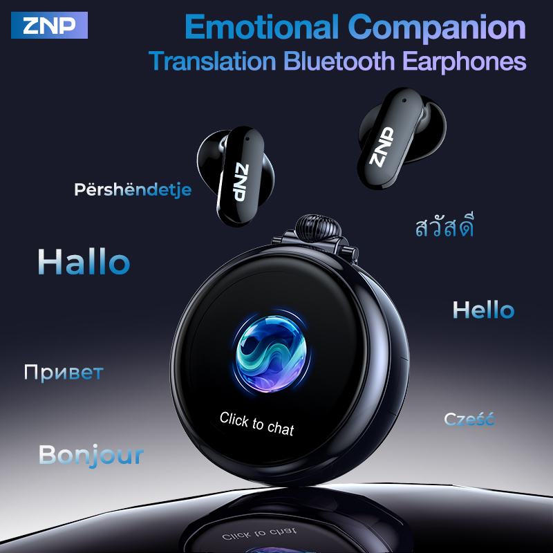 Earphones - 2026 최신 ZNP 무선 AI 번역