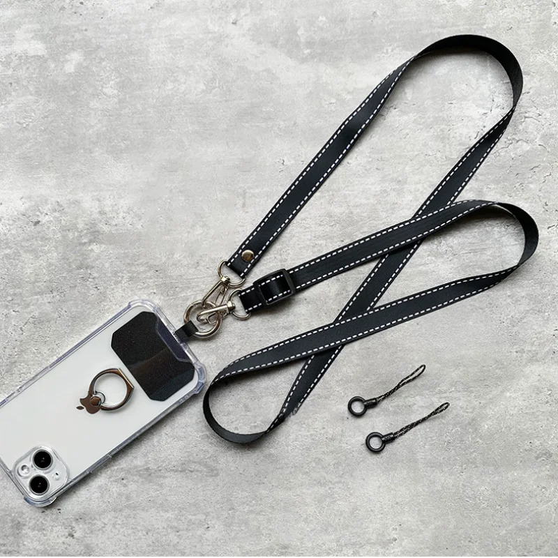 Crossbody Lanyard Neck Strap Case - 심플한 크로스바디 휴대폰 랜야드, 조절 가능한