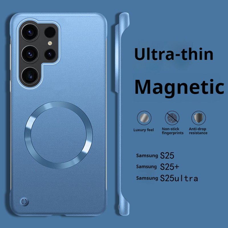 Ultra Thin Frameless Phone Cover - 얇은 프레임리스 초박형 자석 휴대폰 케이스