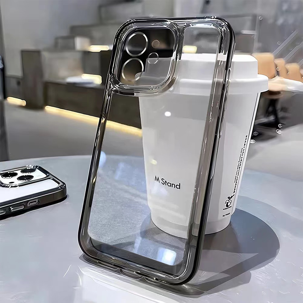 Clear Shockproof Bumper Case - 아이폰 15 8 플러스 17 에어