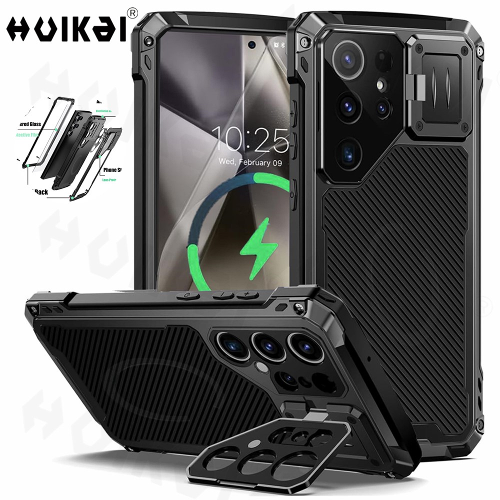 Heavy Duty 360 Full Body Protective Case - 삼성 갤럭시 S24 울트라 5G용 케이스