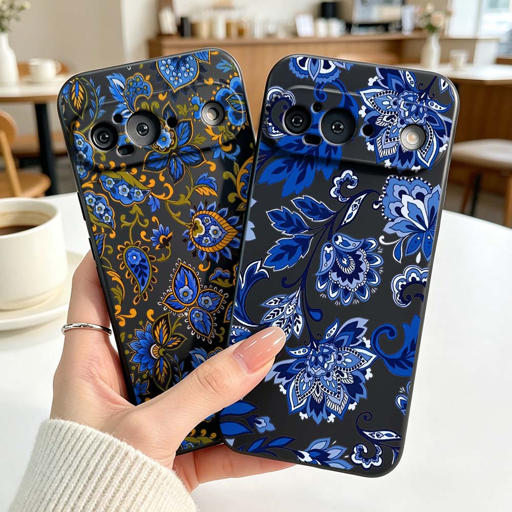 Vintage Floral Pattern Soft Case - 빈티지 디자인 플로럴 패턴 실리콘 커버