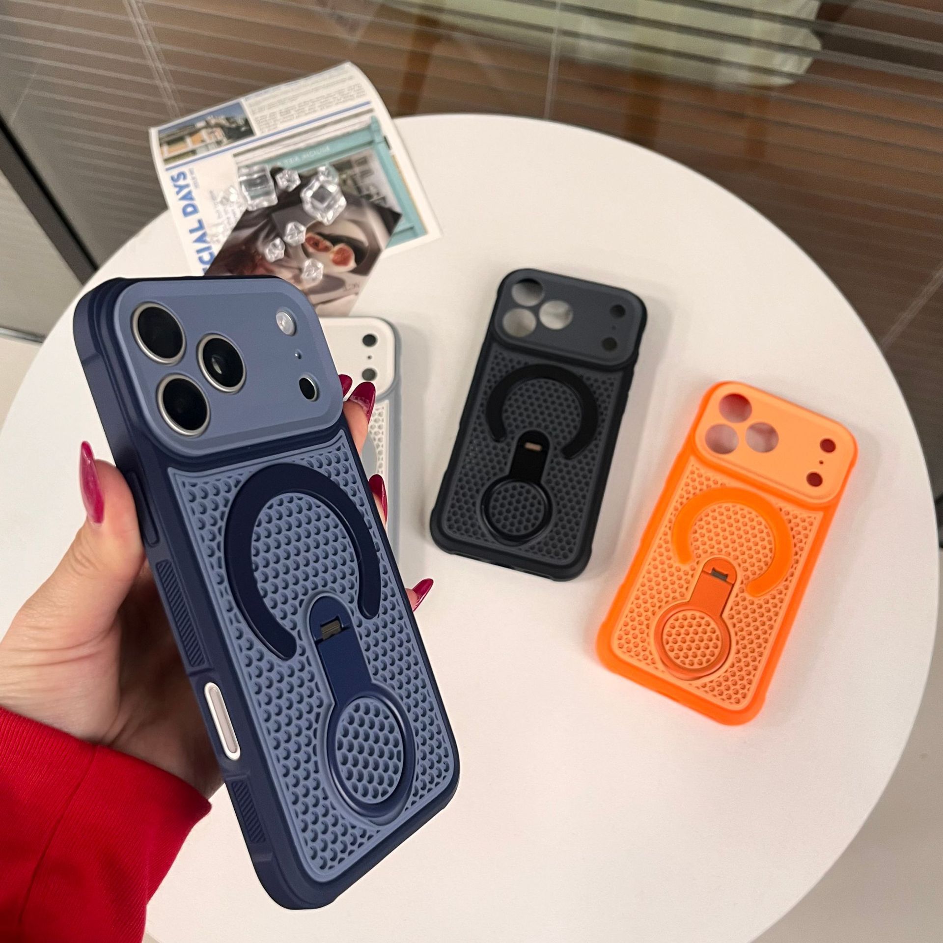 Heat Dissipation Mesh Breathable Case - 360 ° 아이폰 17Air 17Pro Max