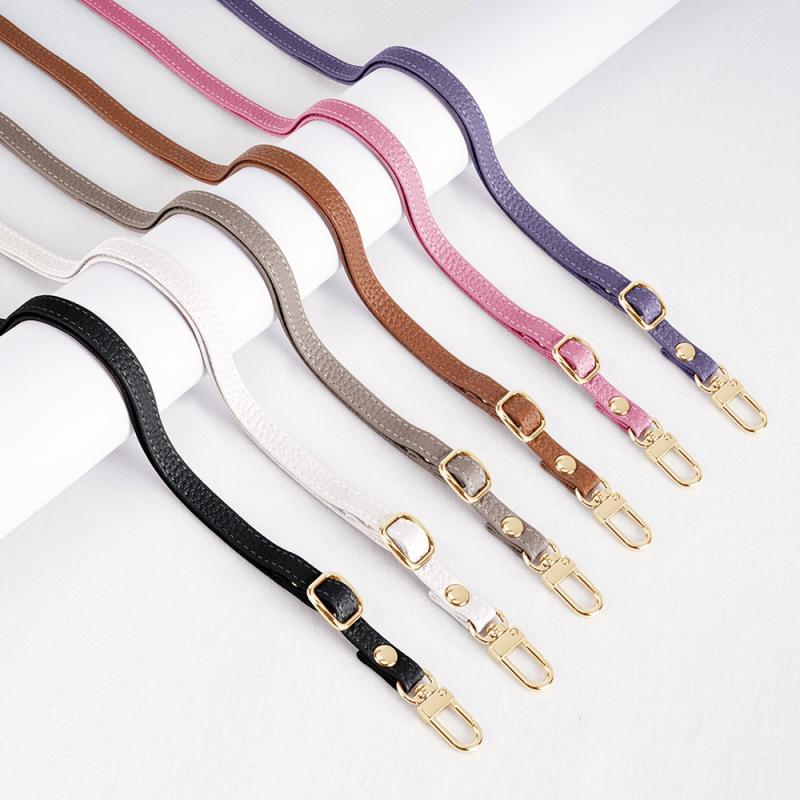 Crossbody Lanyard Neck Strap Case - 유니버설 가죽 크로스바디 휴대폰 끈 스트랩
