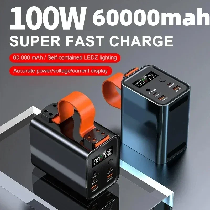 노트북용 60000mAh 100W 휴대용 보조배터리 3 - Power Banks 리뷰 및 가격