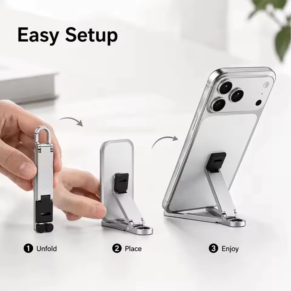 접이식 키체인 폰 스탠드 다각도 조절 가능 경량 아이폰 - Phone Stands 리뷰 및 가격