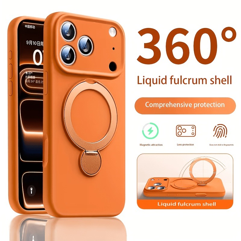 360도 회전 마그네틱 스탠드 액상 실리콘 폰 케이스  - Liquid Silicone Magnetic Phone Case 리뷰 및 가격