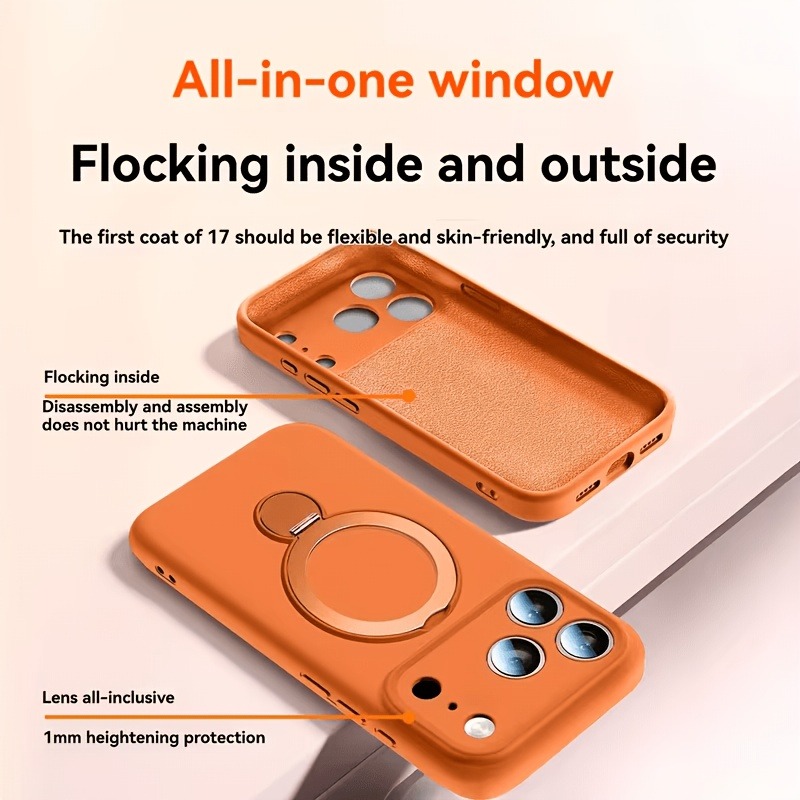 360도 회전 마그네틱 스탠드 액상 실리콘 폰 케이스  - Liquid Silicone Magnetic Phone Case 리뷰 및 가격