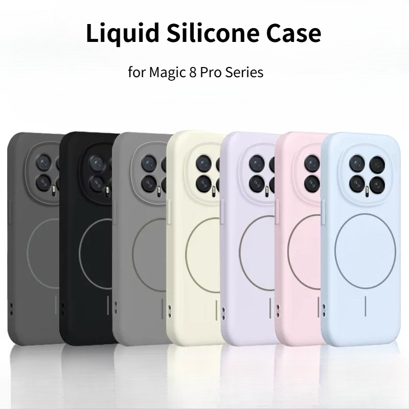 Honor Magic 8 Pro 7 Pro 6 500  - Liquid Silicone Magnetic Phone Case 리뷰 및 가격