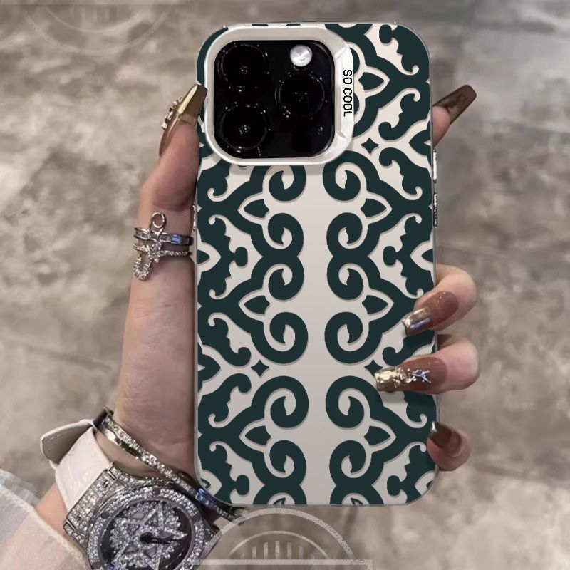 빈티지 페이즐리 패턴 아이폰 17 16 15 프로 맥스 - Vintage Floral Pattern Soft Case 리뷰 및 가격