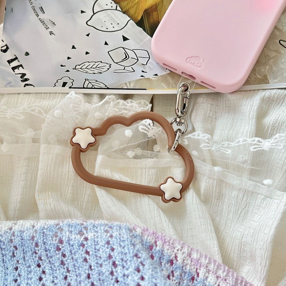 귀여운 실리콘 휴대폰 랜야드 스트랩, 분실 방지 구름  - Cute Cartoon Wrist Strap Silicone Case 리뷰 및 가격
