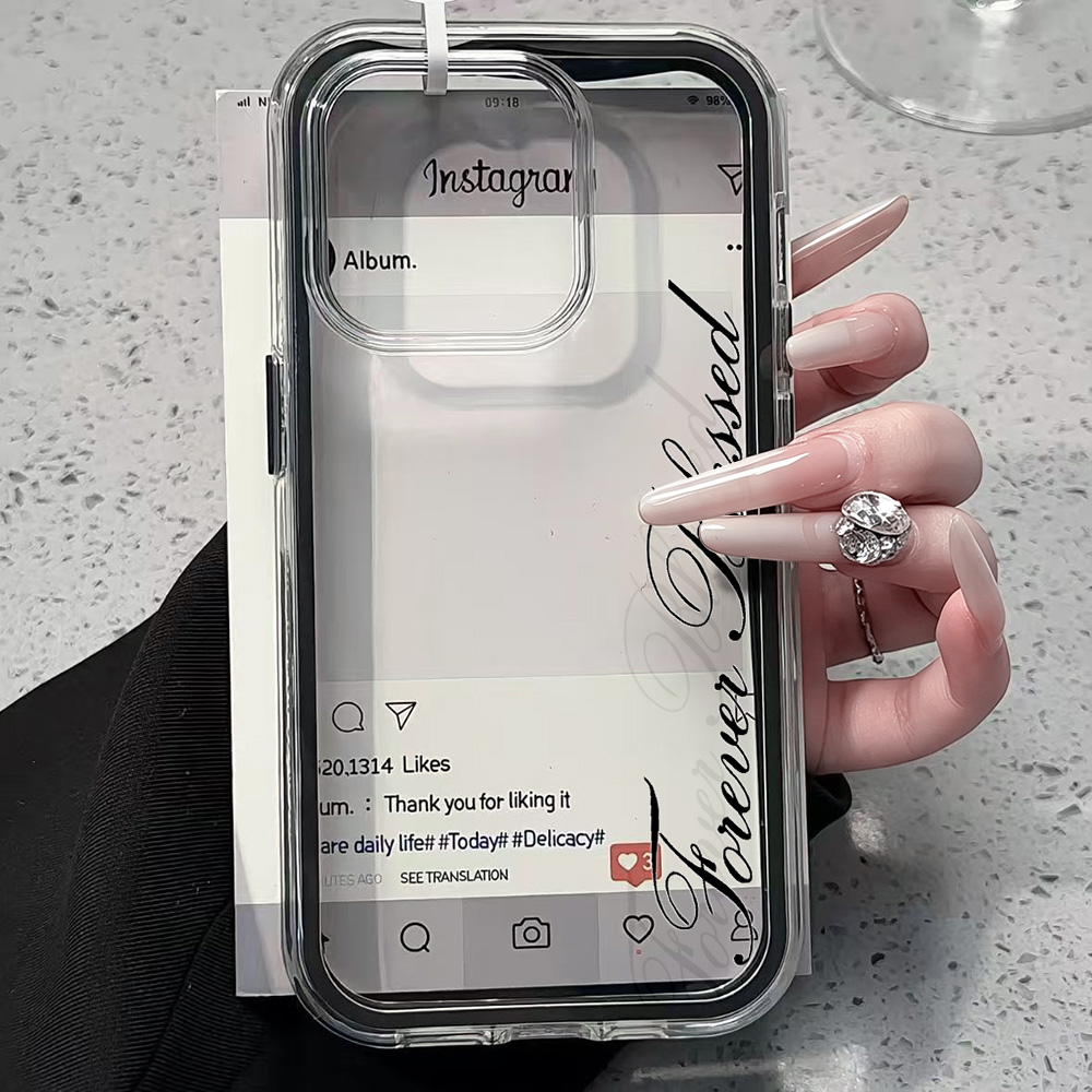 포에버 블레스드 심플 클리어 폰 케이스 아이폰 17 1 - Clear Shockproof Bumper Case 리뷰 및 가격