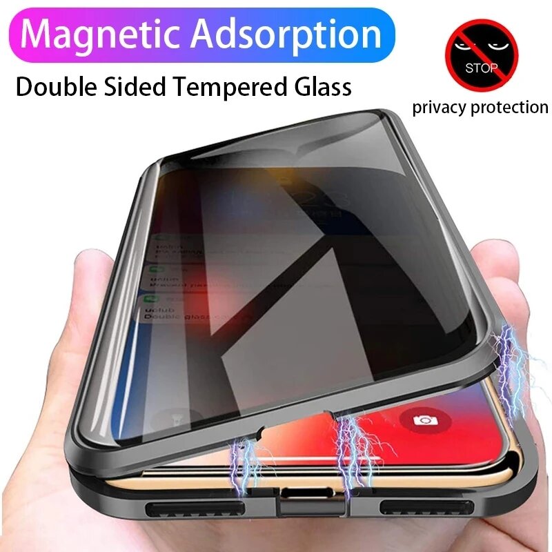 화웨이 노바 Y74 Y73 Y63 Y72S 안티 스파이 - Anti Spy Privacy Glass Case 리뷰 및 가격