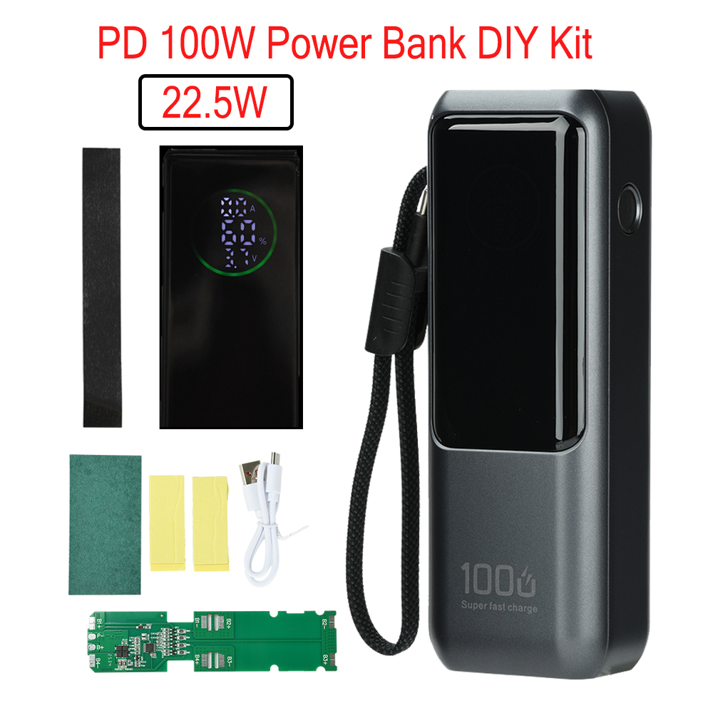 PD 100W 고속 충전 보조 배터리 키트, 4개의 2 - Power Banks 리뷰 및 가격
