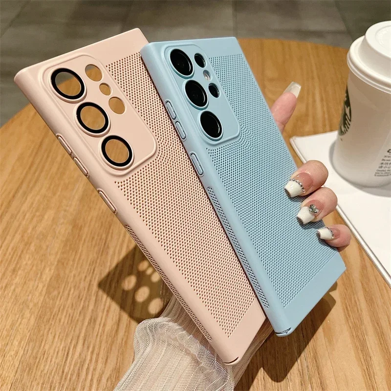 메쉬 방열 통기성 PC 케이스 삼성 S25 S24 S2 - Heat Dissipation Mesh Breathable Case 리뷰 및 가격