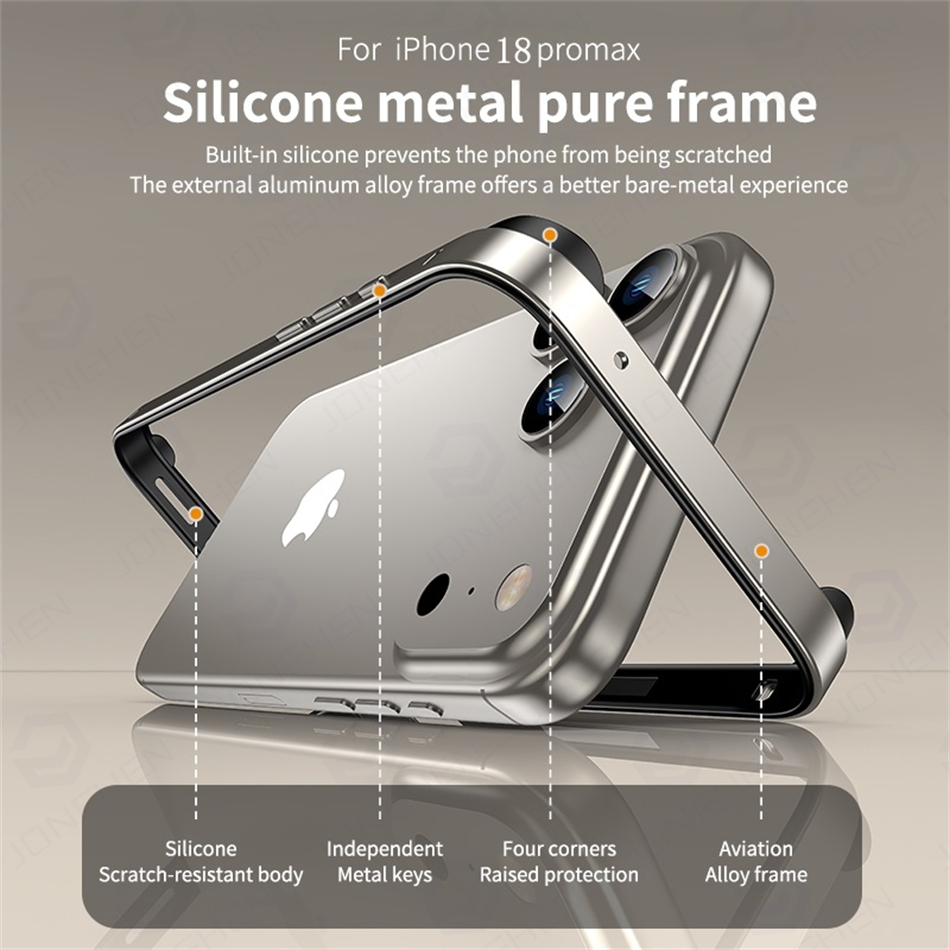 아이폰 18, 17, 16, 15, 14, 13 Pro - Metal Bumper Aluminum Frame Case 리뷰 및 가격
