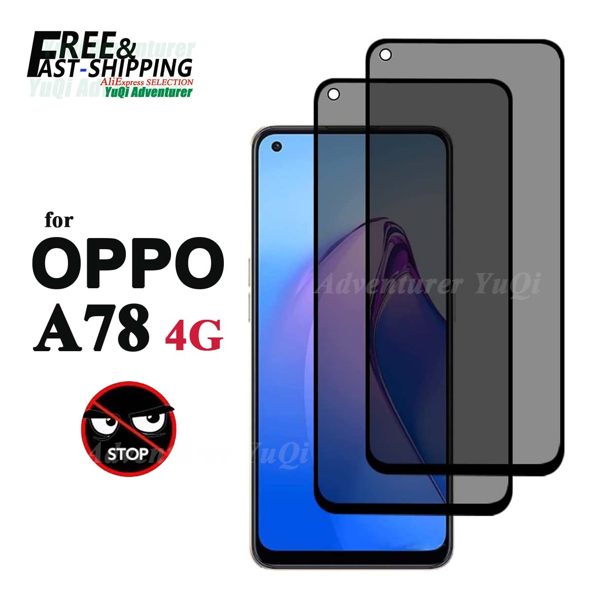 안티 스파이 스크린 보호대, OPPO A78 4G 프라 - Anti Spy Privacy Glass Case 리뷰 및 가격