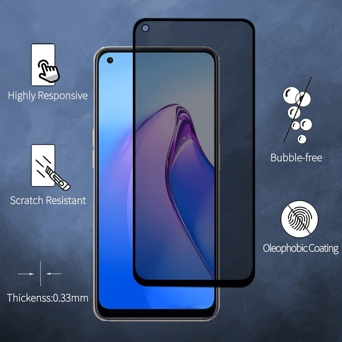 안티 스파이 스크린 보호대, OPPO A78 4G 프라 - Anti Spy Privacy Glass Case 리뷰 및 가격