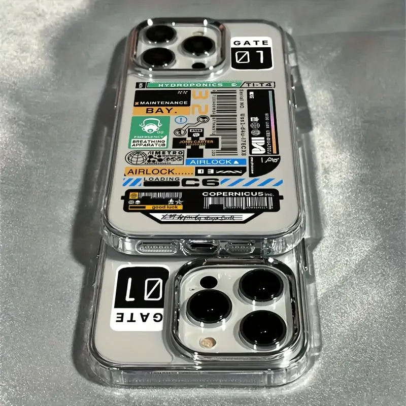 자동차 스티커 라벨 투명 폰 케이스 아이폰 17 16  - Clear Shockproof Bumper Case 리뷰 및 가격