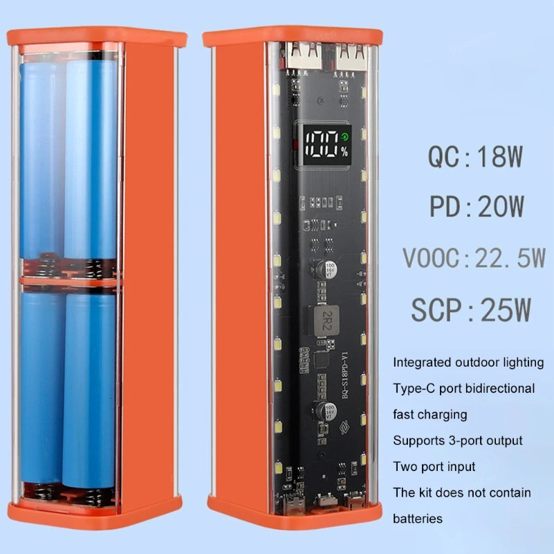 18650 파워뱅크 케이스 USB C 마이크로 USB  - Power Banks 리뷰 및 가격