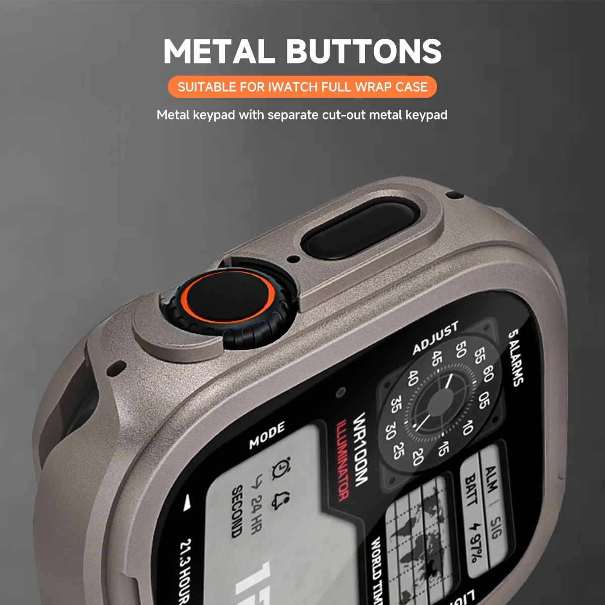 애플워치 49mm 46mm 42mm 44mm 45mm  - Metal Bumper Aluminum Frame Case 리뷰 및 가격