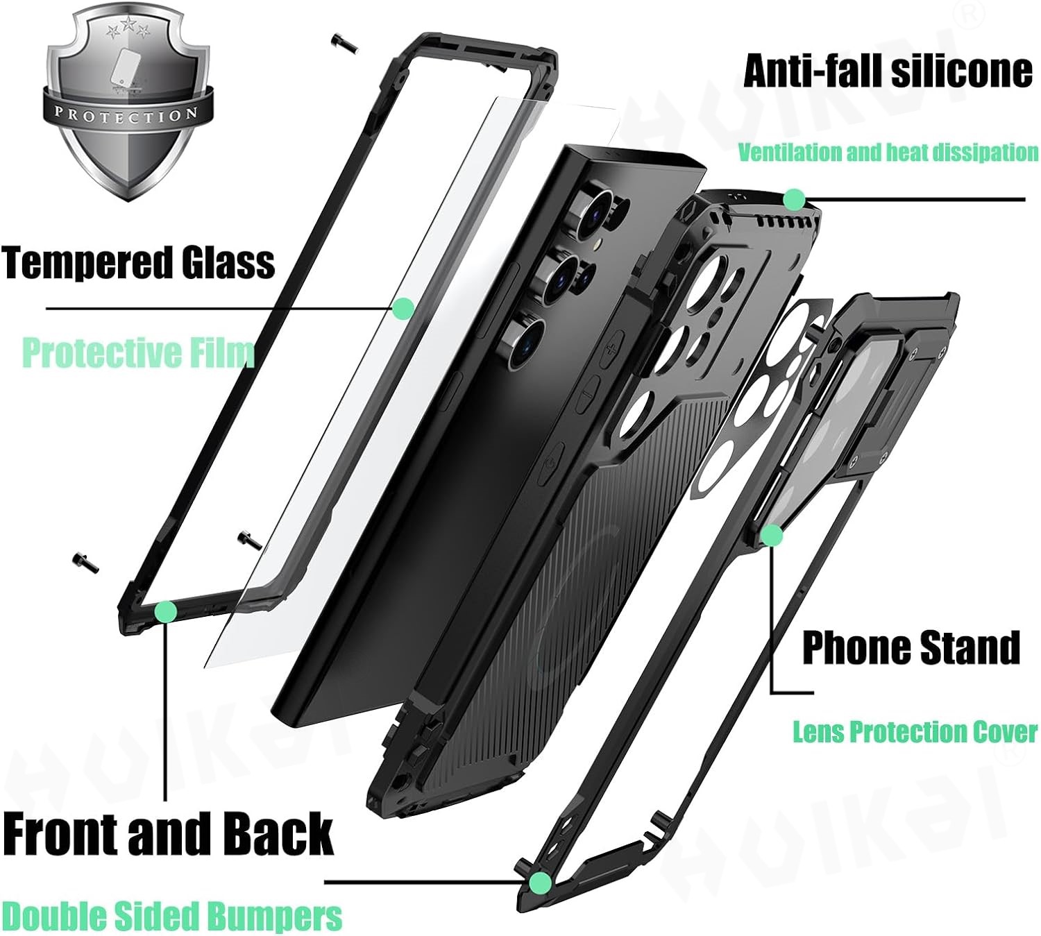 삼성 갤럭시 S24 울트라 5G용 케이스 헤비 듀티 아 - Heavy Duty 360 Full Body Protective Case 리뷰 및 가격