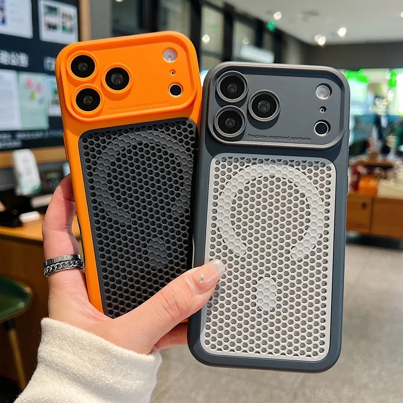 열 방출 메쉬 통기성 자석 휴대폰 케이스 아이폰 17  - Heat Dissipation Mesh Breathable Case 리뷰 및 가격
