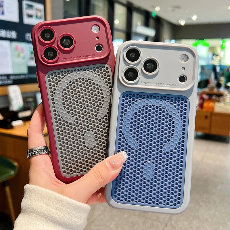 열 방출 메쉬 통기성 자석 휴대폰 케이스 아이폰 17  - Heat Dissipation Mesh Breathable Case 리뷰 및 가격