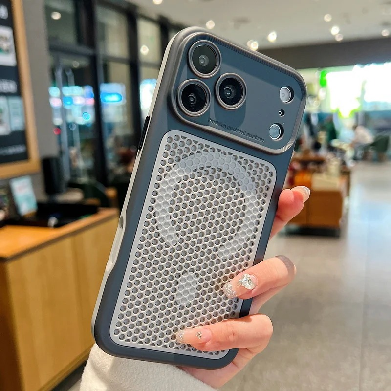 열 방출 메쉬 통기성 자석 휴대폰 케이스 아이폰 17  - Heat Dissipation Mesh Breathable Case 리뷰 및 가격