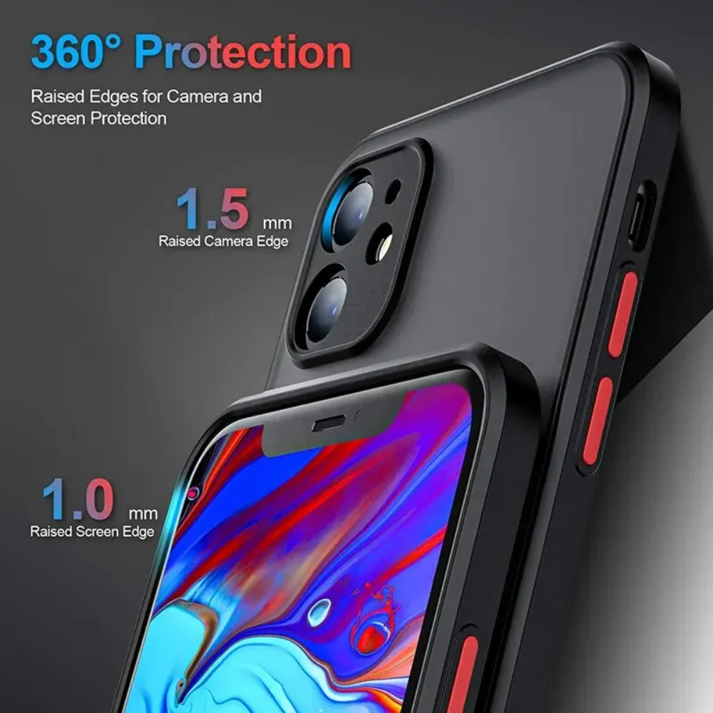 아이폰 충격 방지 아머 매트 케이스, 아이폰 16, 1 - Matte Hard Pc Back Case 리뷰 및 가격