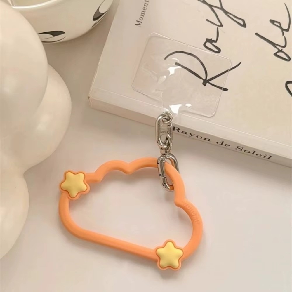 귀여운 실리콘 휴대폰 랜야드 스트랩, 분실 방지 구름  - Cute Cartoon Wrist Strap Silicone Case 리뷰 및 가격